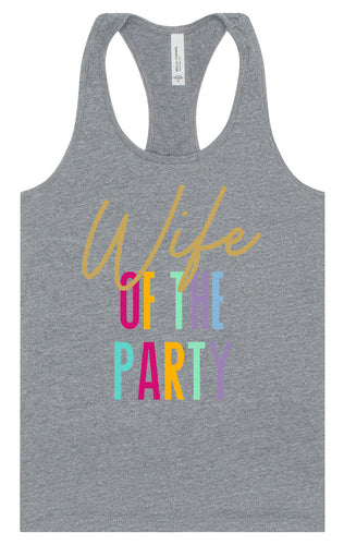 The Wife of the Party Women's Racerback Tank