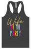 The Wife of the Party Women's Racerback Tank