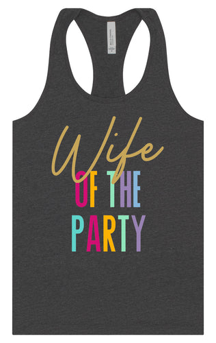 The Wife of the Party Women's Racerback Tank
