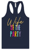The Wife of the Party Women's Racerback Tank