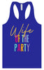 The Wife of the Party Women's Racerback Tank