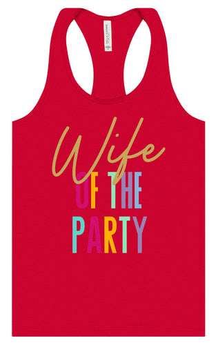 The Wife of the Party Women's Racerback Tank
