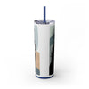 Skinny Tumbler with Straw – 20 oz Stainless Steel Cup
