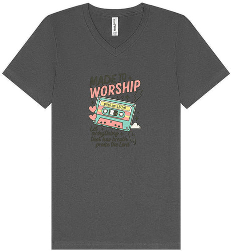 Made to Worship Unisex V-Neck Shirt