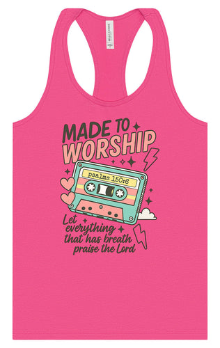 Made to Worship Women's Racerback Tank