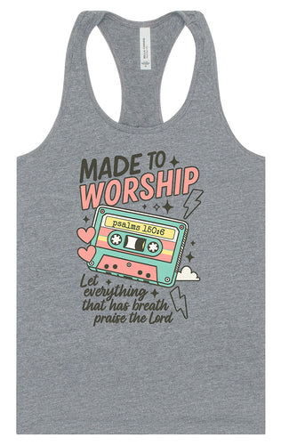 Made to Worship Women's Racerback Tank