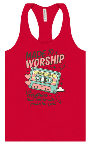 Made to Worship Women's Racerback Tank