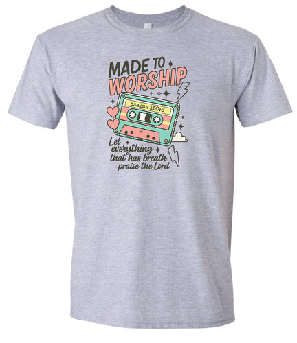 Made to Worship Adult Gildan Soft Shirt