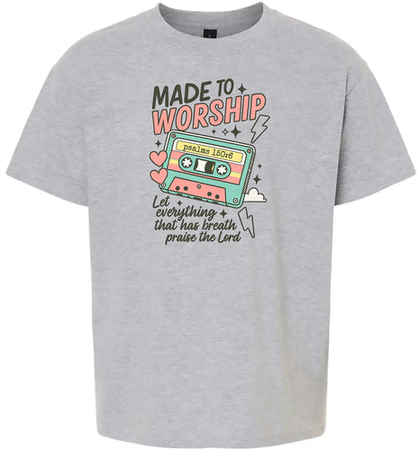 Made to Worship Children's Gildan Soft Shirt