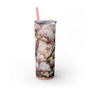 Skinny Tumbler with Straw – 20 oz Stainless Steel Cup