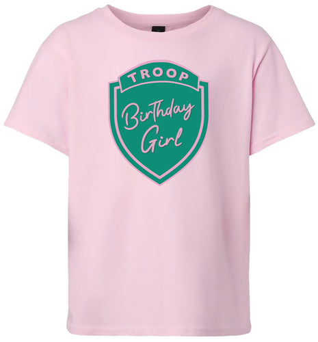 Troop Birthday Girl Children's Gildan Soft Shirt