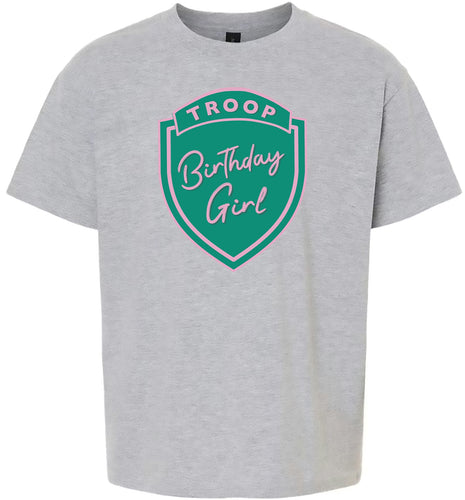 Troop Birthday Girl Children's Gildan Soft Shirt