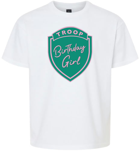 Troop Birthday Girl Children's Gildan Soft Shirt