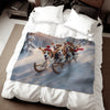Holiday Sledding Beagle Blanket