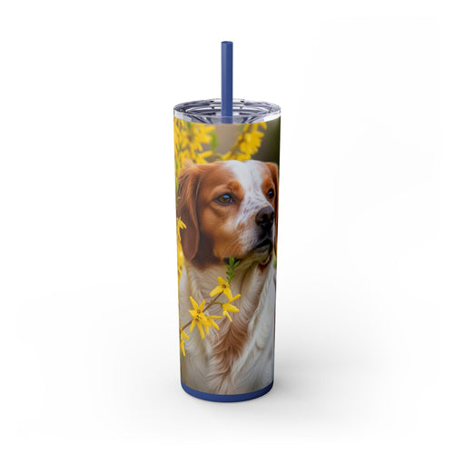 Skinny Tumbler with Straw – 20 oz Stainless Steel Cup