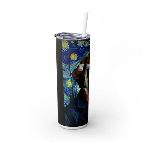 Skinny Tumbler with Straw – 20 oz Stainless Steel Cup