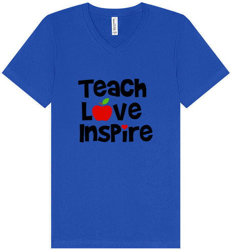 Teach Love Inspire Unisex V-Neck Shirt