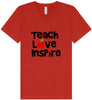 Teach Love Inspire Unisex V-Neck Shirt