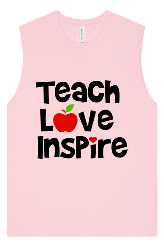 Teach Love Inspire Muscle Tank