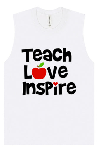 Teach Love Inspire Muscle Tank