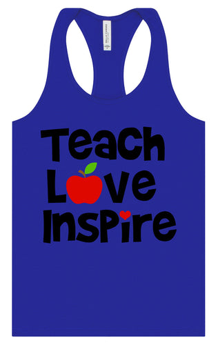 Teach Love Inspire Women's Racerback Tank