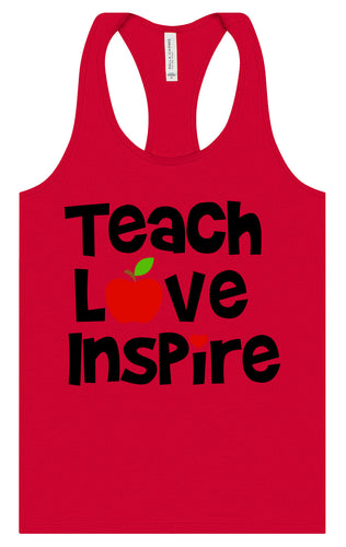 Teach Love Inspire Women's Racerback Tank