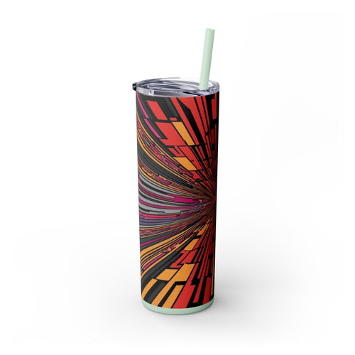 Skinny Tumbler with Straw – 20 oz Stainless Steel Cup