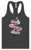Tattoos, Pretty Eyes, Thick Thighs Women's Racerback Tank