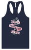 Tattoos, Pretty Eyes, Thick Thighs Women's Racerback Tank