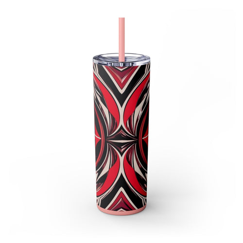 Skinny Tumbler with Straw – 20 oz Stainless Steel Cup
