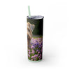 Skinny Tumbler with Straw – 20 oz Stainless Steel Cup