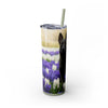 Skinny Tumbler with Straw – 20 oz Stainless Steel Cup