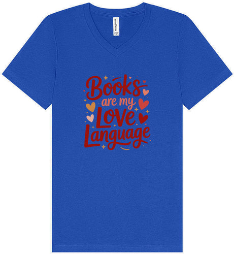 Books are my Love Language Unisex V-Neck Shirt