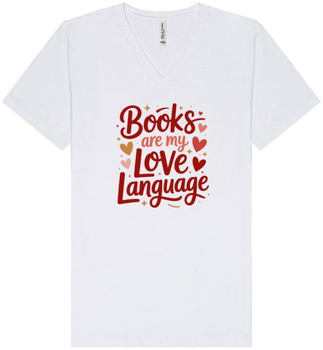 Books are my Love Language Unisex V-Neck Shirt