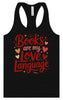 Books are my Love Language Women's Racerback Tank