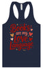 Books are my Love Language Women's Racerback Tank