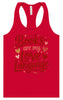 Books are my Love Language Women's Racerback Tank