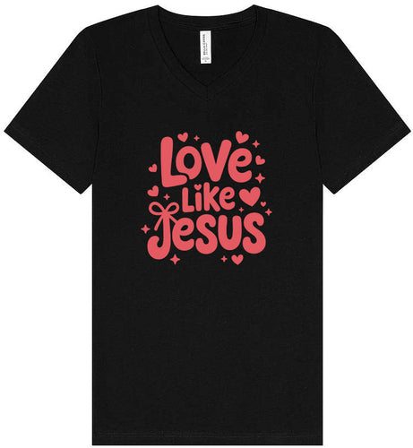 Love Like Jesus Unisex V-Neck Shirt