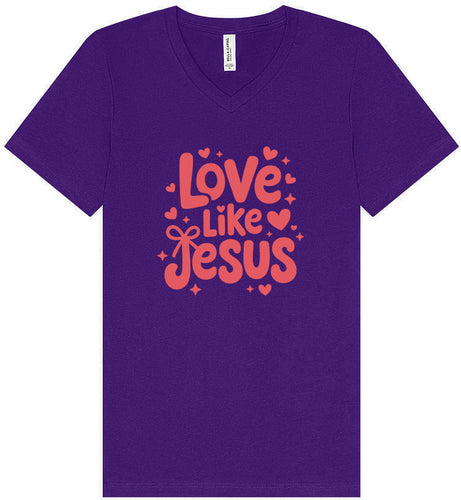 Love Like Jesus Unisex V-Neck Shirt