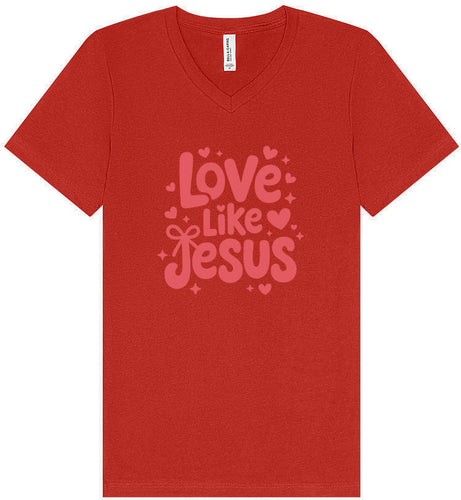 Love Like Jesus Unisex V-Neck Shirt