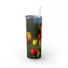 Skinny Tumbler with Straw – 20 oz Stainless Steel Cup