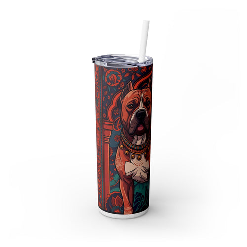 Skinny Tumbler with Straw – 20 oz Stainless Steel Cup
