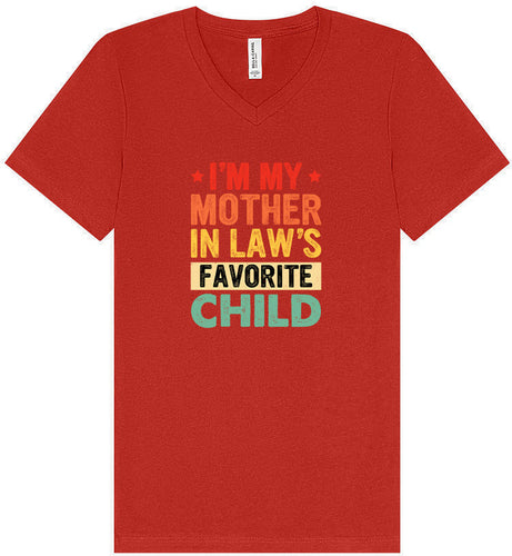 Mother in Laws Favorite Unisex V-Neck Shirt