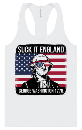 Suck it England Women's Racerback Tank