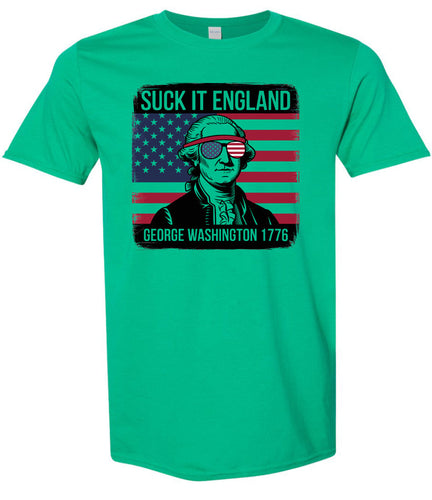 Suck it England Adult Gildan Soft Shirt