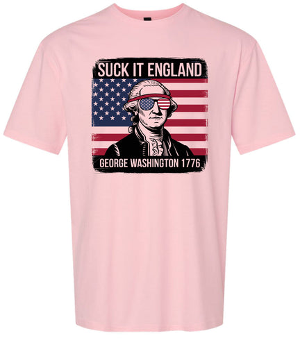 Suck it England Adult Gildan Soft Shirt