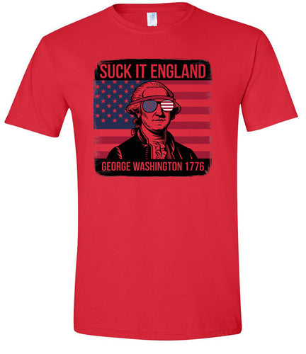 Suck it England Adult Gildan Soft Shirt