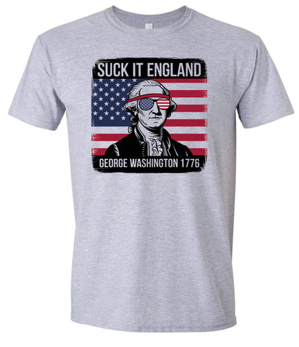 Suck it England Adult Gildan Soft Shirt