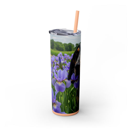 Skinny Tumbler with Straw – 20 oz Stainless Steel Cup