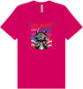 Red, White, Feral Adult Bella Canvas Shirt